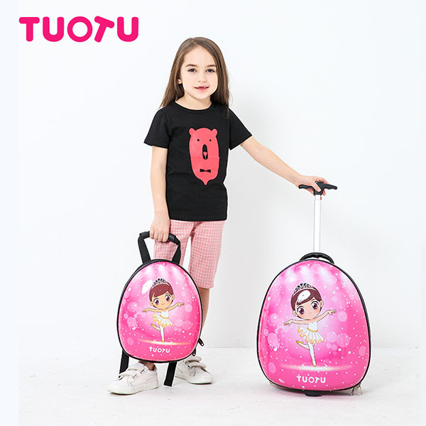 兒童拉桿箱女12
